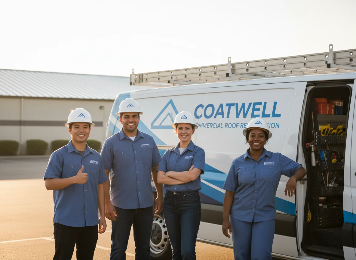 Commercial roof coating company in Pope, MS